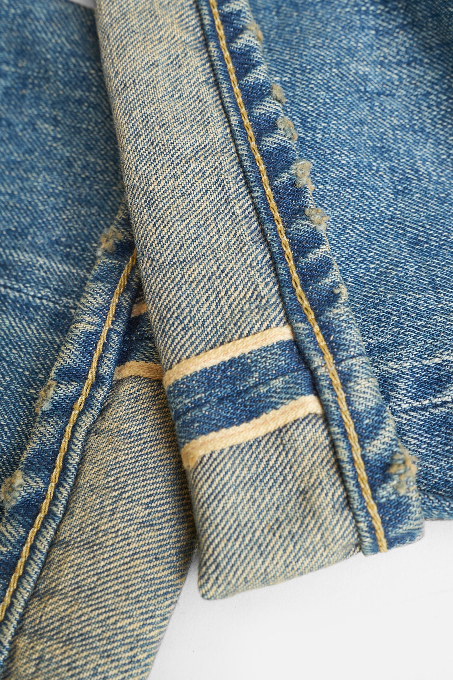 1950cv - 13oz 'Classic Vintage' Washed Wide Selvedge Denim