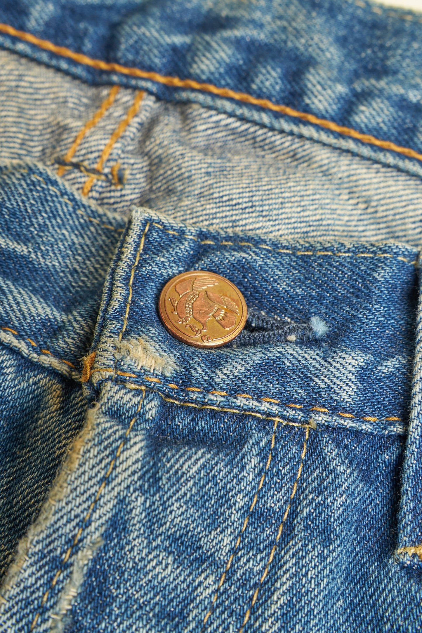 1969cv - 13oz 'Classic Vintage' Washed Straight Selvedge Denim