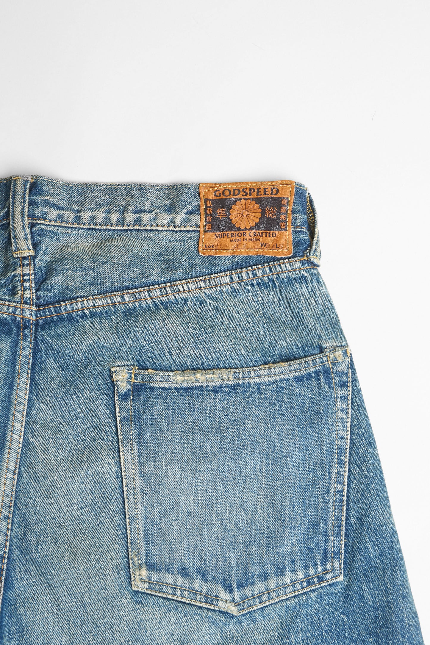 1984cv - 13oz 'Classic Vintage' Washed High Tapered Selvedge Denim