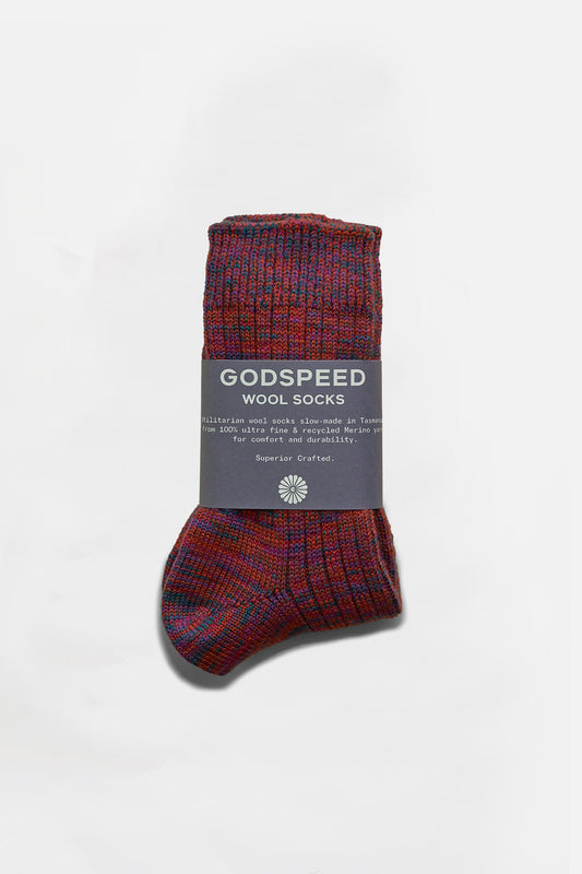 Godspeed Wool Socks - Purple